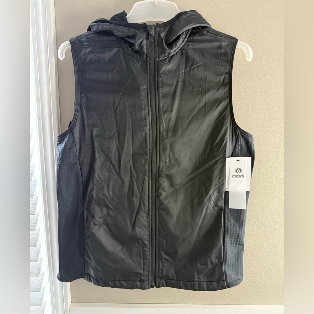 Mono B Women’s Black Hooded Vest